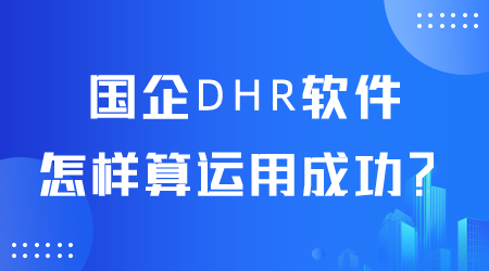 国企DHR软件怎样算运用成功.png