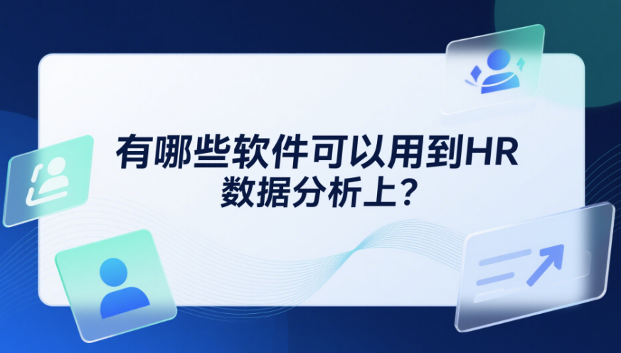 有哪些软件可以用到HR数据分析上